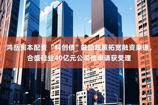 鸿岳资本配资 “科创债”鼓励政策拓宽融资渠道，合盛硅业40亿元公司债申请获受理