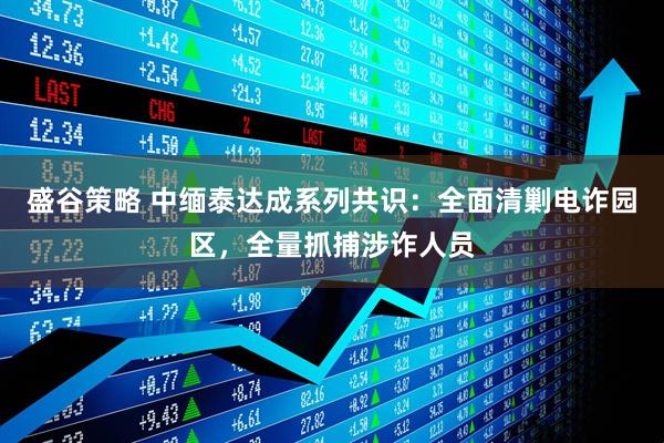 盛谷策略 中缅泰达成系列共识：全面清剿电诈园区，全量抓捕涉诈人员